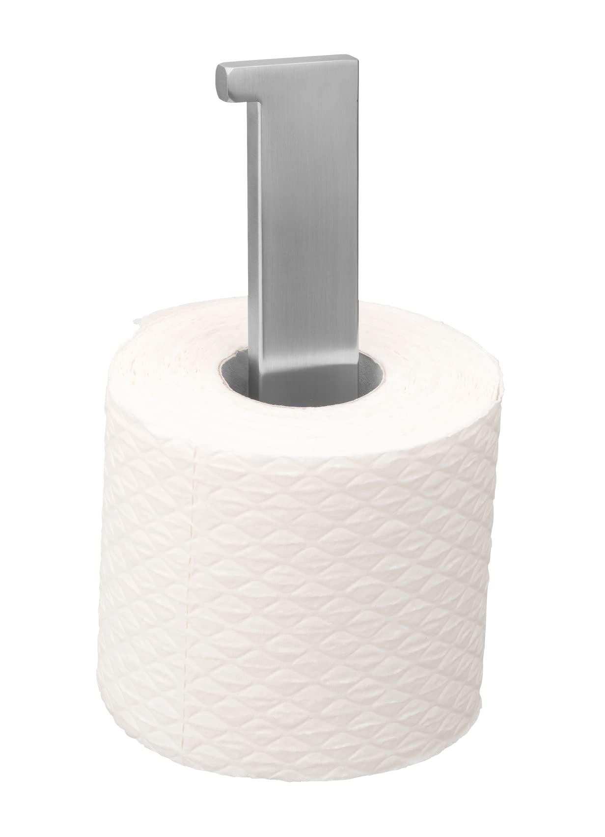 Wenko Genova Turbo-Loc portacarta igienica inox opaco