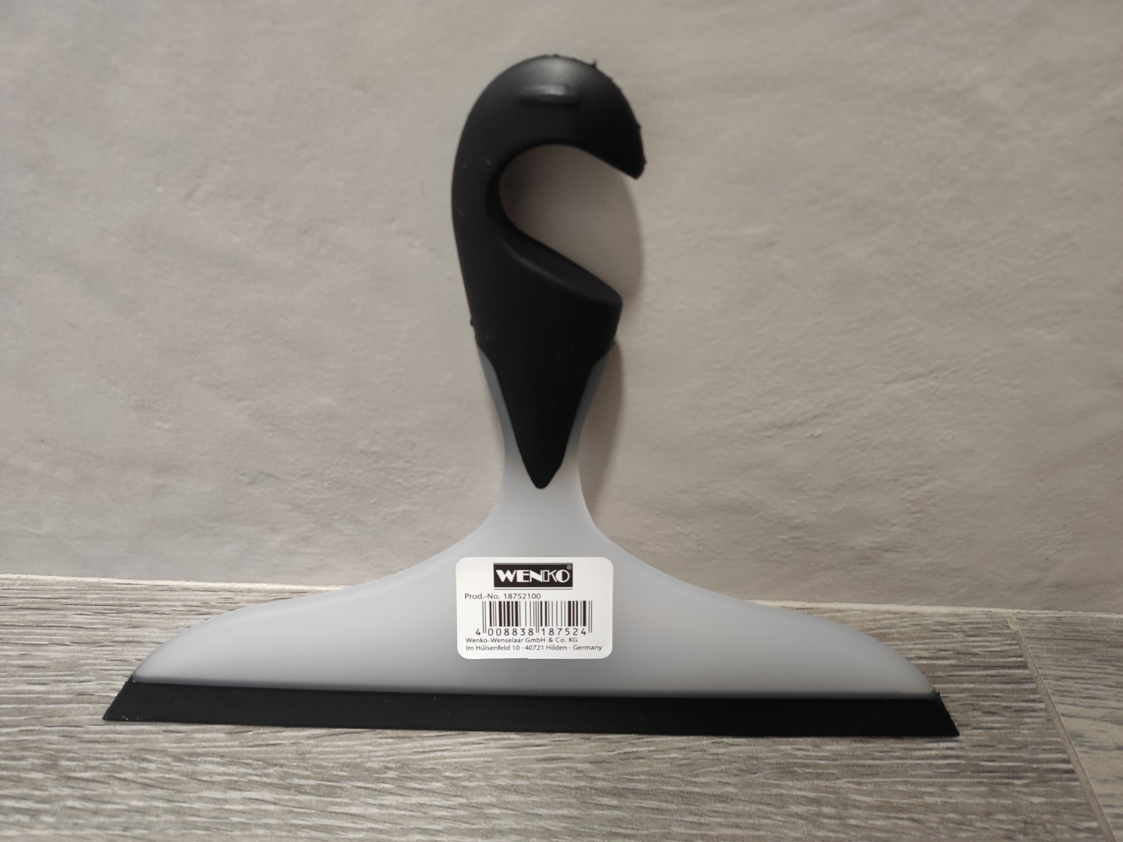 Wenko Loano Tergidoccia Vetro 23 cm Azzurro Bianco con Gancio