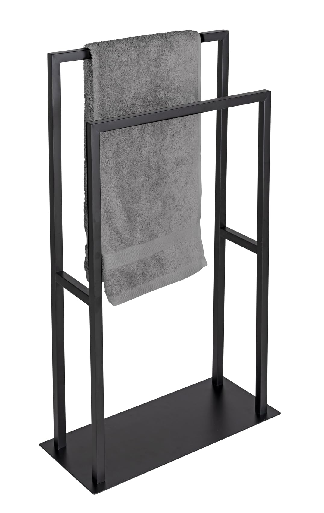 Wenko Rivaltana Portasciugamani Nero Opaco 46x80x20 cm