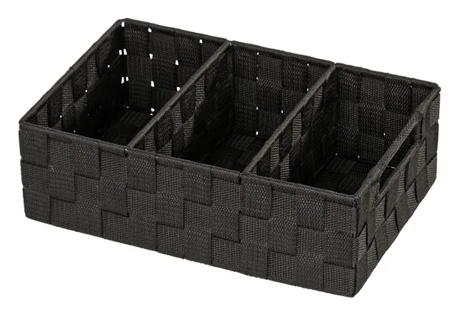 Wenko Adria contenitore nero 6 l con maniglia