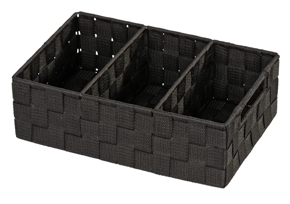 Wenko Adria contenitore nero 6 l con maniglia