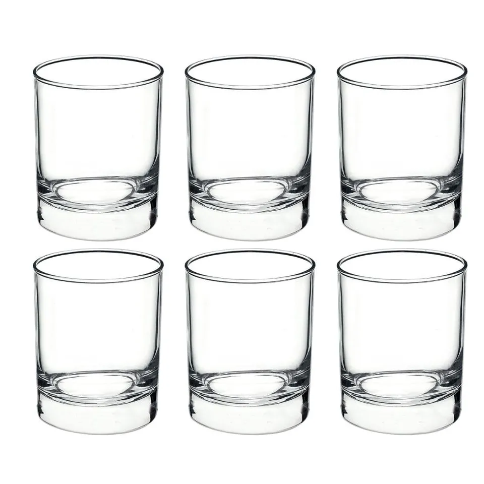 Cecaro Group Set 6 Bicchieri Acqua Vetro 275 ml Trasparenti