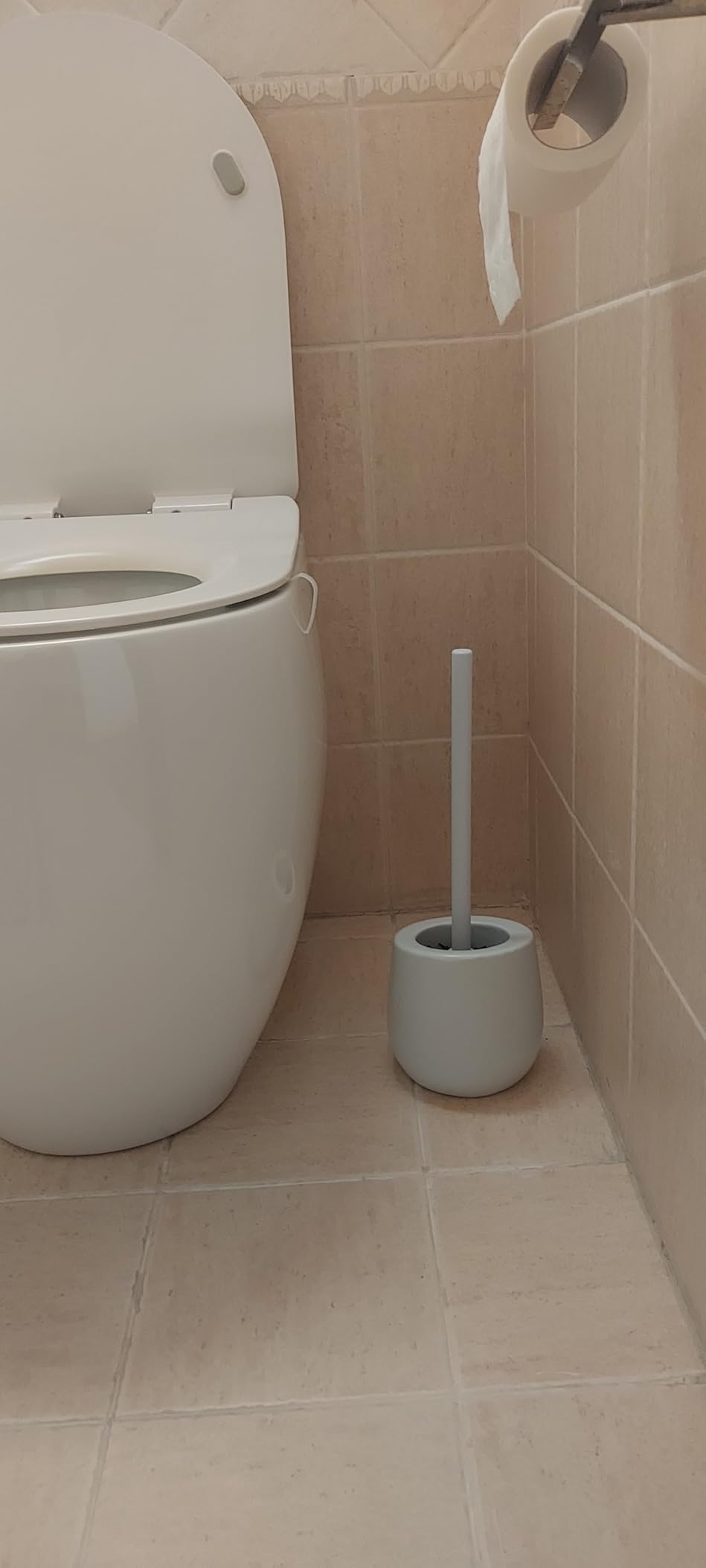 Wenko Badi scopino WC bianco ceramica silicone