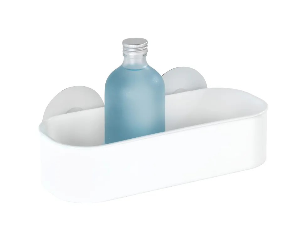 Wenko Static-Loc Osimo Cesto Bagno 27x9,5x12 cm Bianco