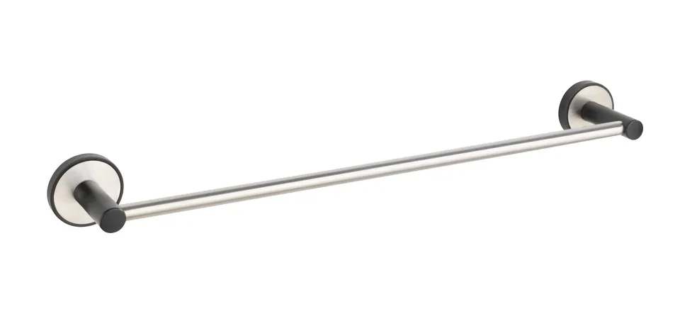 Wenko Udine Uno portasciugamani nero opaco 40,5 cm inox