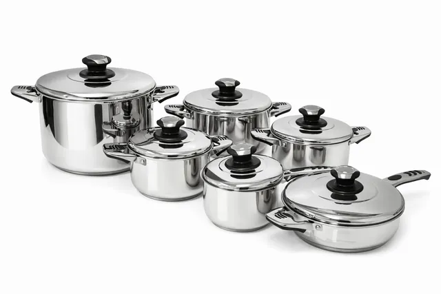 Cecaro Group Batteria Pentole 12 Pezzi Inox Induzione