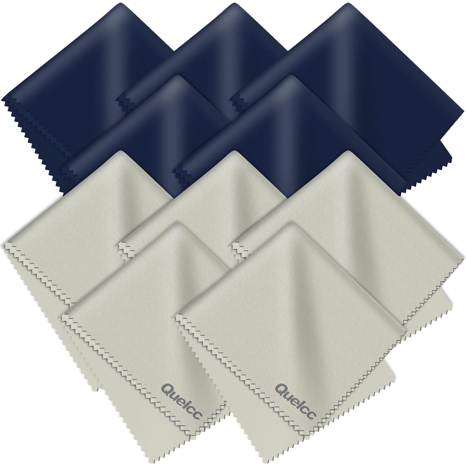 Quelcc Panni Microfibra Occhiali 15x18 cm 10 Pezzi