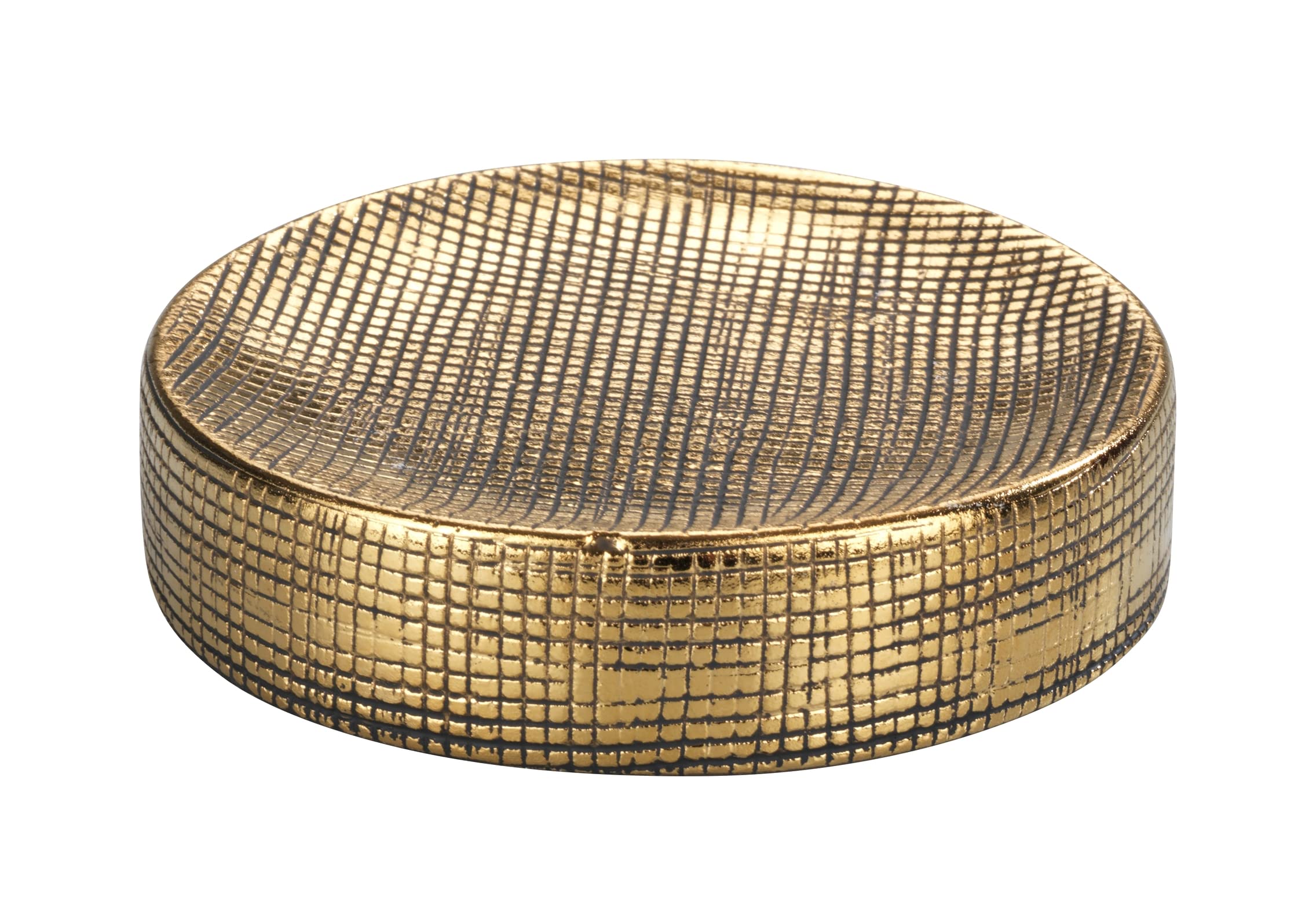 Wenko Rivara portasapone ceramica oro