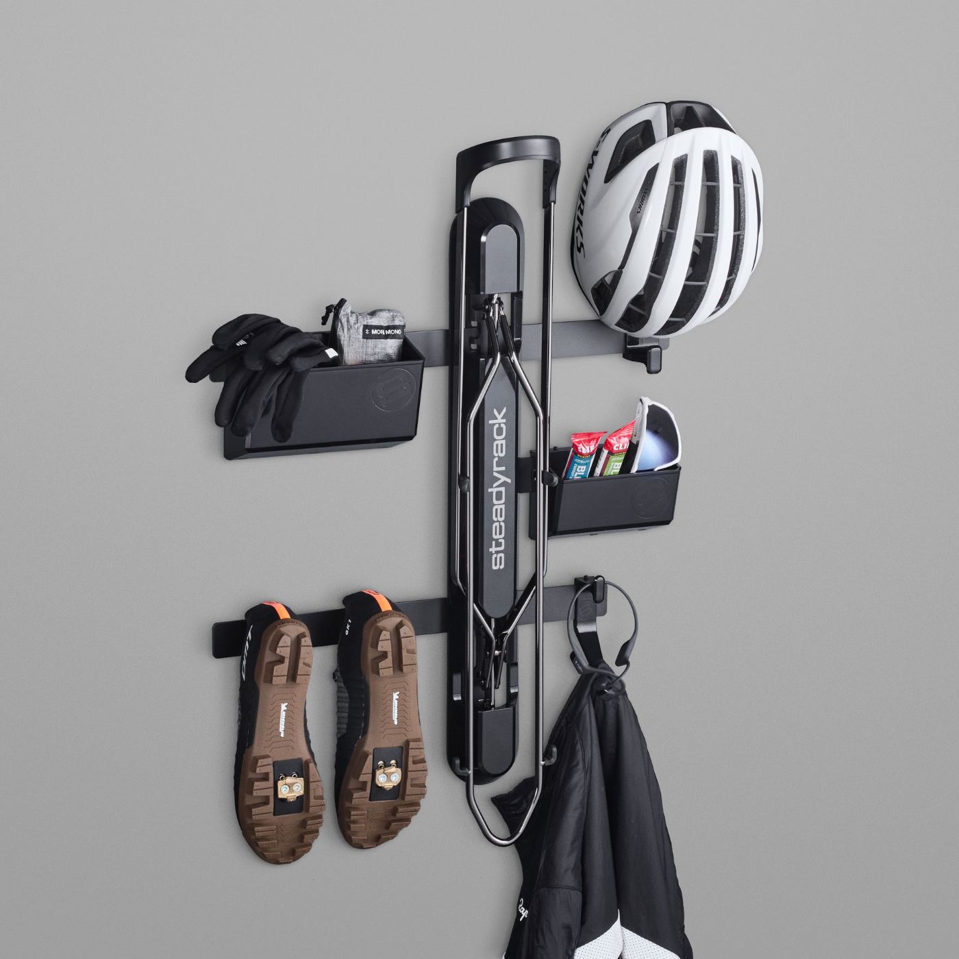 Steadyrack GearMate Pack organizer bici casco e guanti