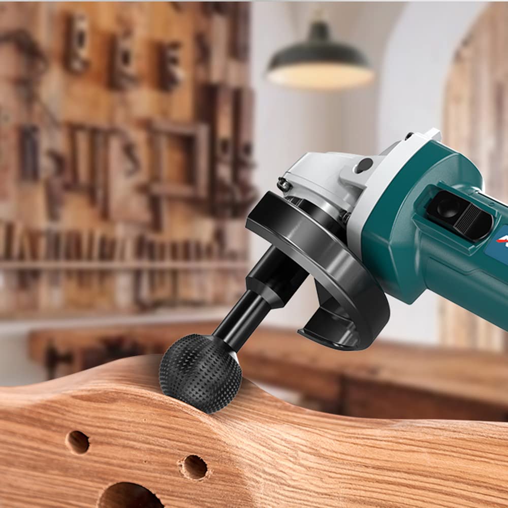 Lxoraziy Raspa a Sfera 14 mm fresa legno per smerigliatrice 115/125