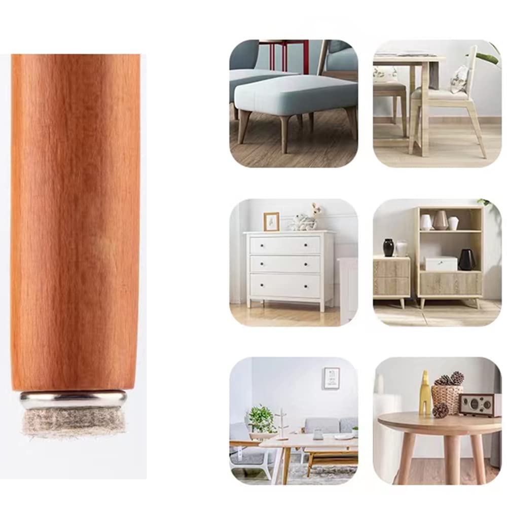 Lxoraziy feltrini sedie 22 mm 40 pezzi a vite beige