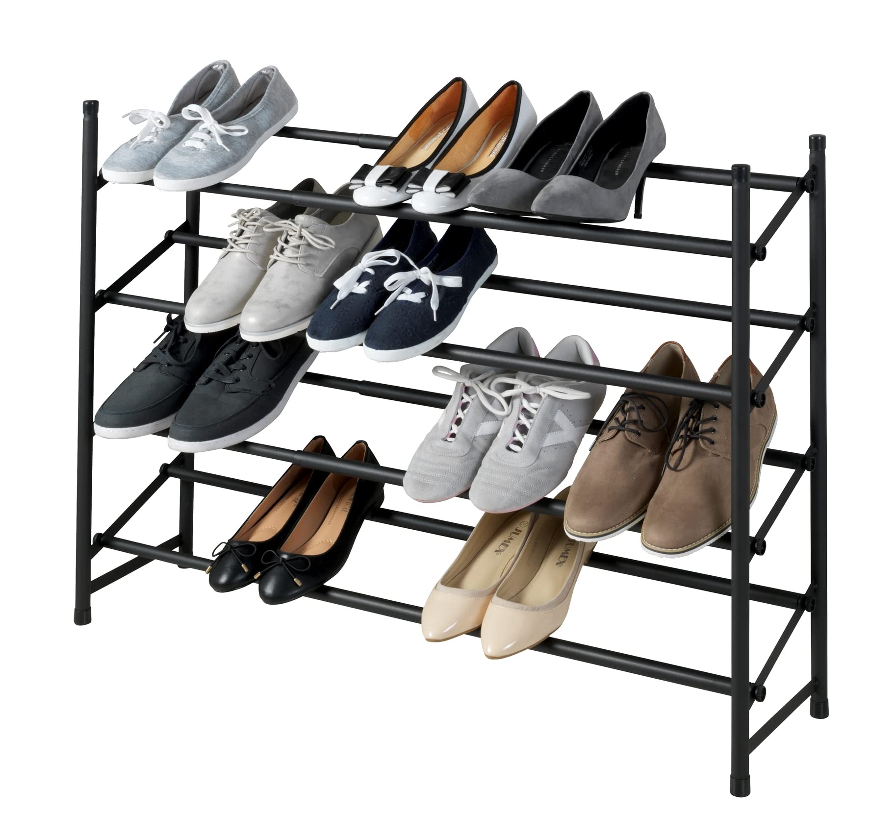 Wenko Hero Scarpiera Estensibile 24 Paia Nera 62-115 cm