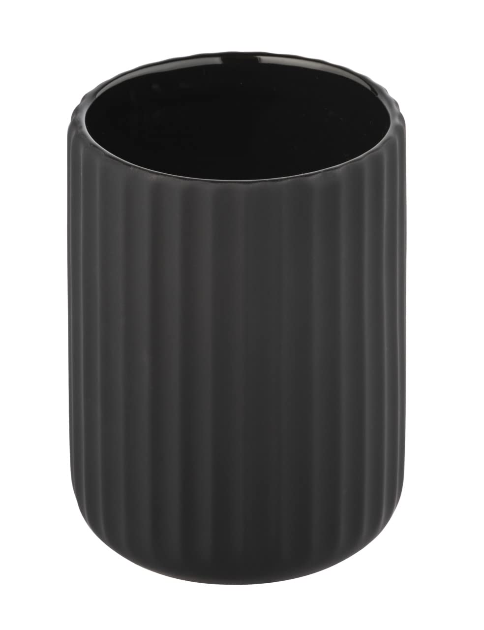 Wenko Belluno bicchiere portaspazzolini nero