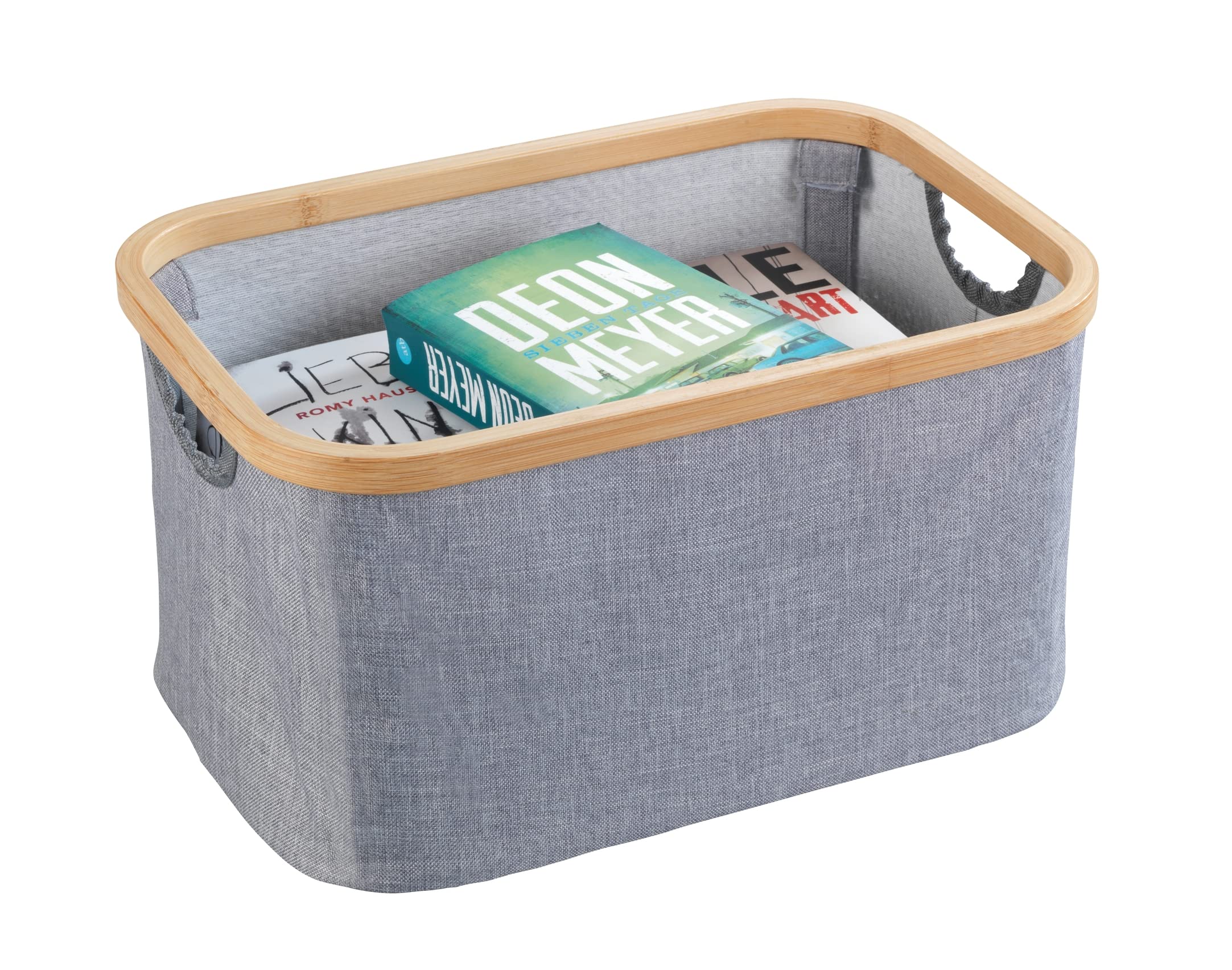 Wenko Bahari Cesto Portaoggetti 20 L Grigio