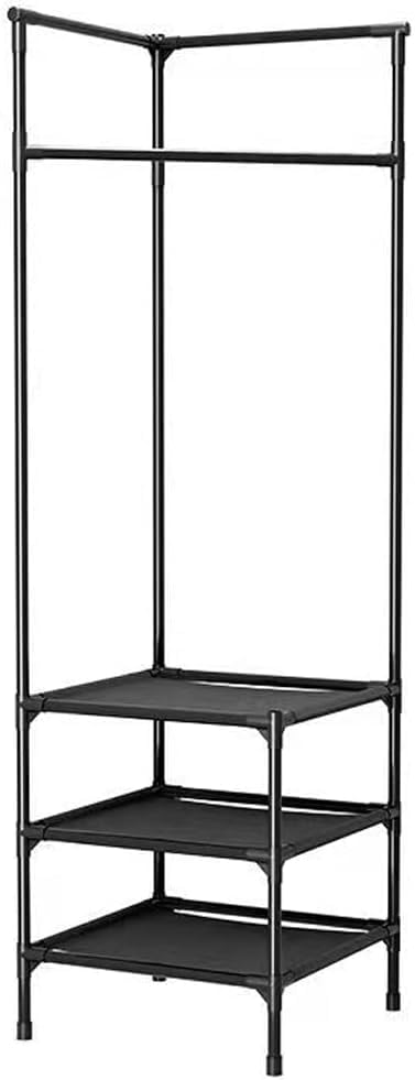 Cecaro stender angolare bianco 3 ripiani 45x45x180 cm