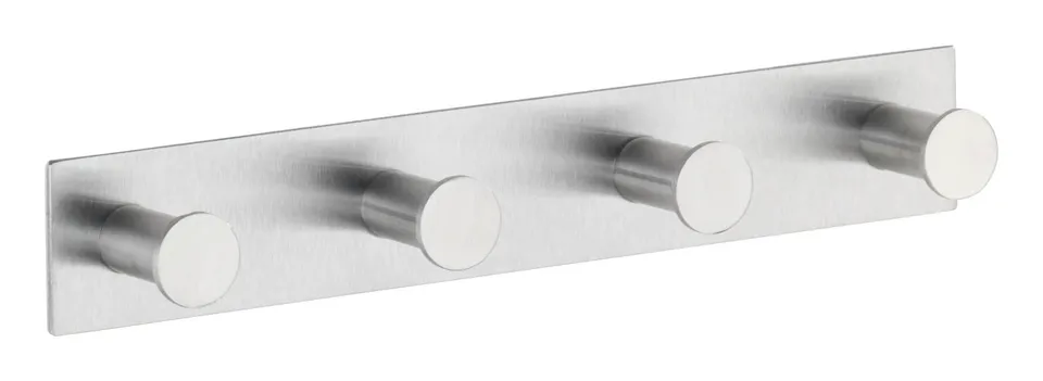 Wenko Strip Celano Quadro appendiabiti 4 ganci acciaio