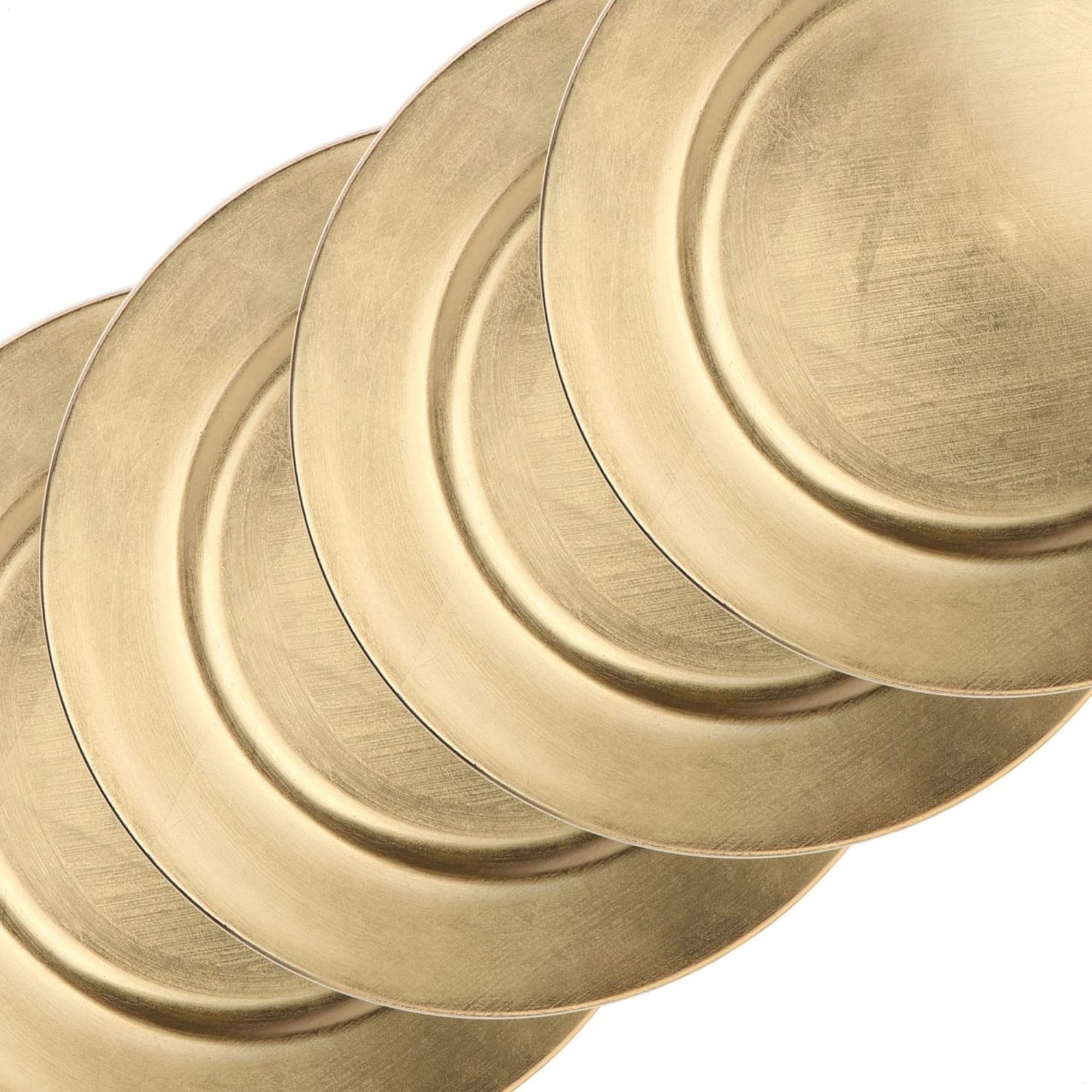 Cecaro Group Sottopiatti Decorativi Oro 33 cm 12 Pezzi
