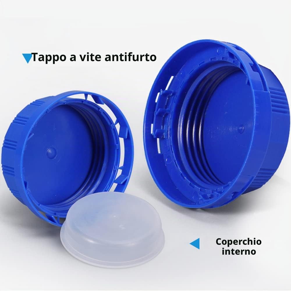 Lxoraziy Bottiglie 500 ml Bocca Larga HDPE Bianche 6 Pezzi ermetiche