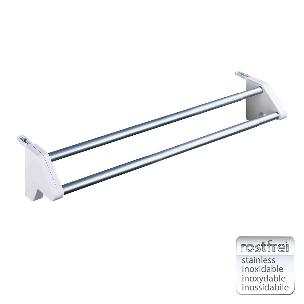 Wenko Twin 3703100 stendibiancheria da radiatore 57 cm alluminio