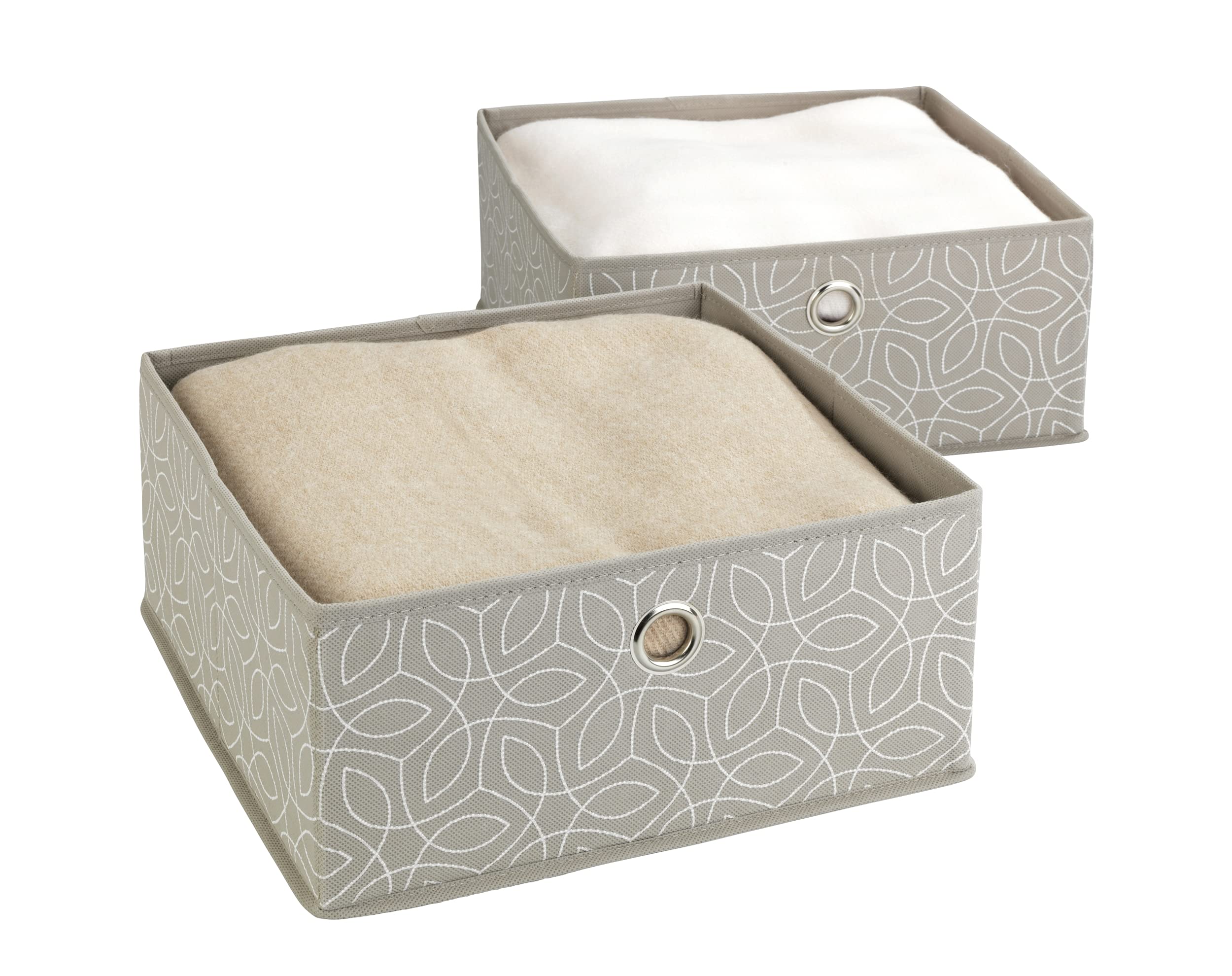 Wenko Balance Organizer Cassetti 2 Pezzi TNT Tortora 28x28 cm