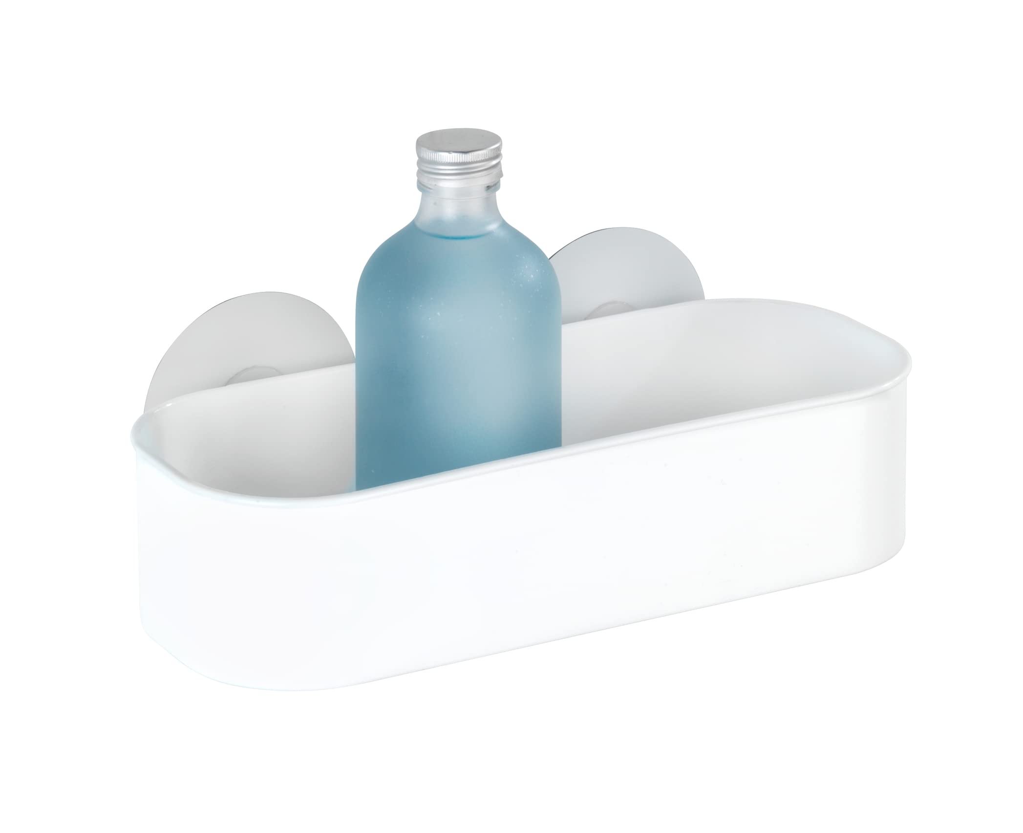 Wenko Static-Loc Osimo Cesto Bagno 27x9,5x12 cm Bianco