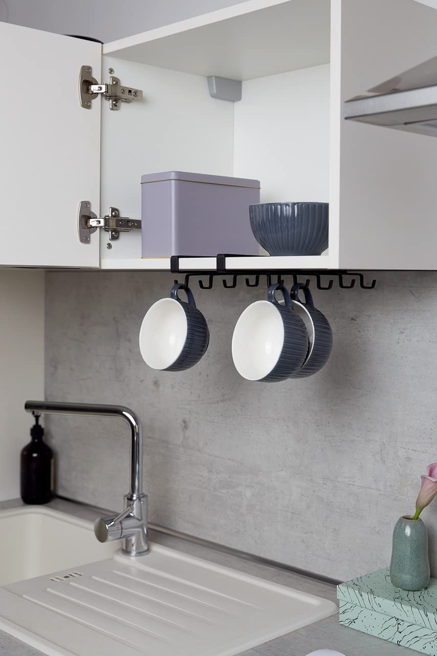 Wenko portatazze sottopensile 10 tazze metallo multicolor