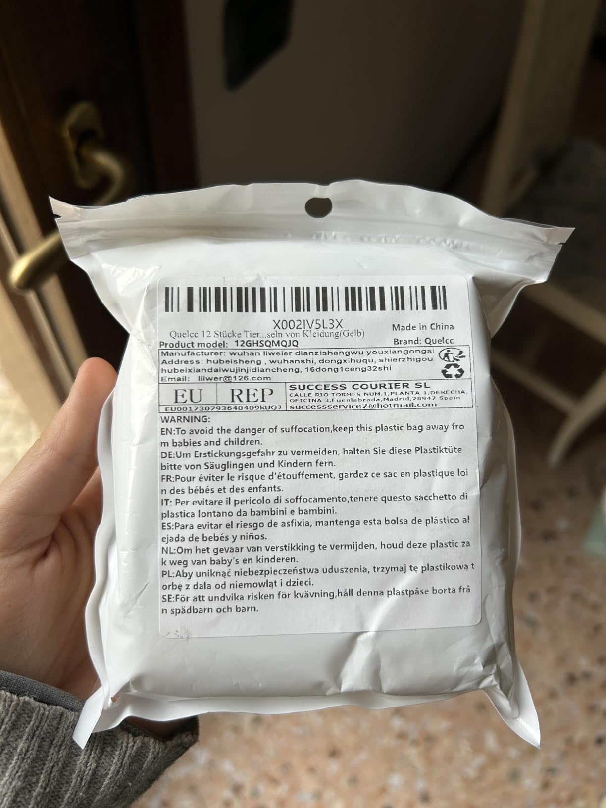 Quelcc Palline Bucato Gialle 12 Pezzi Antipelo 3,5 cm
