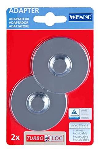 Wenko Turbo-Loc adattatore fissaggio senza forare cromo
