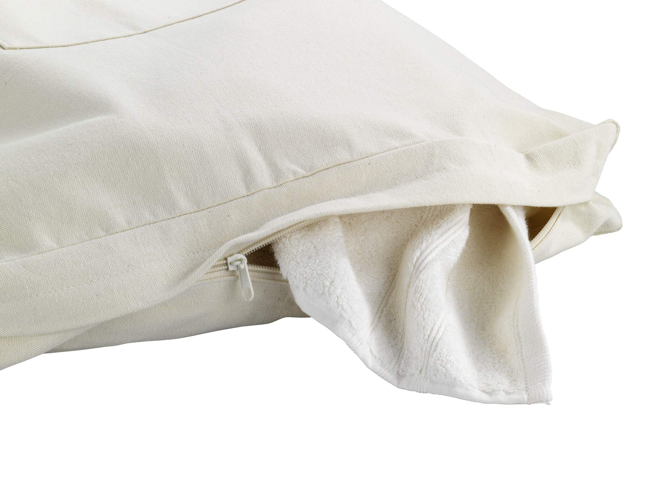 Wenko Canguro 62107100 Cesto Portabiancheria Beige 65 L Cotone