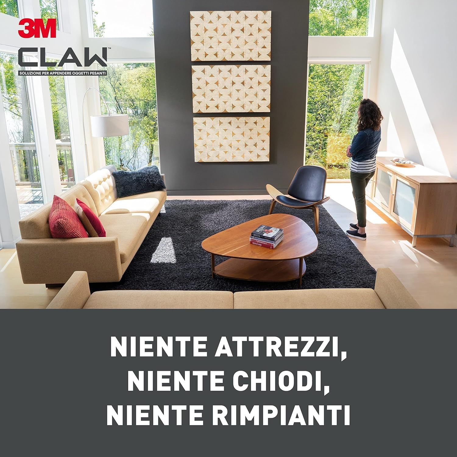 Command 3M Claw Ganci Cartongesso 6 Pezzi 20 kg