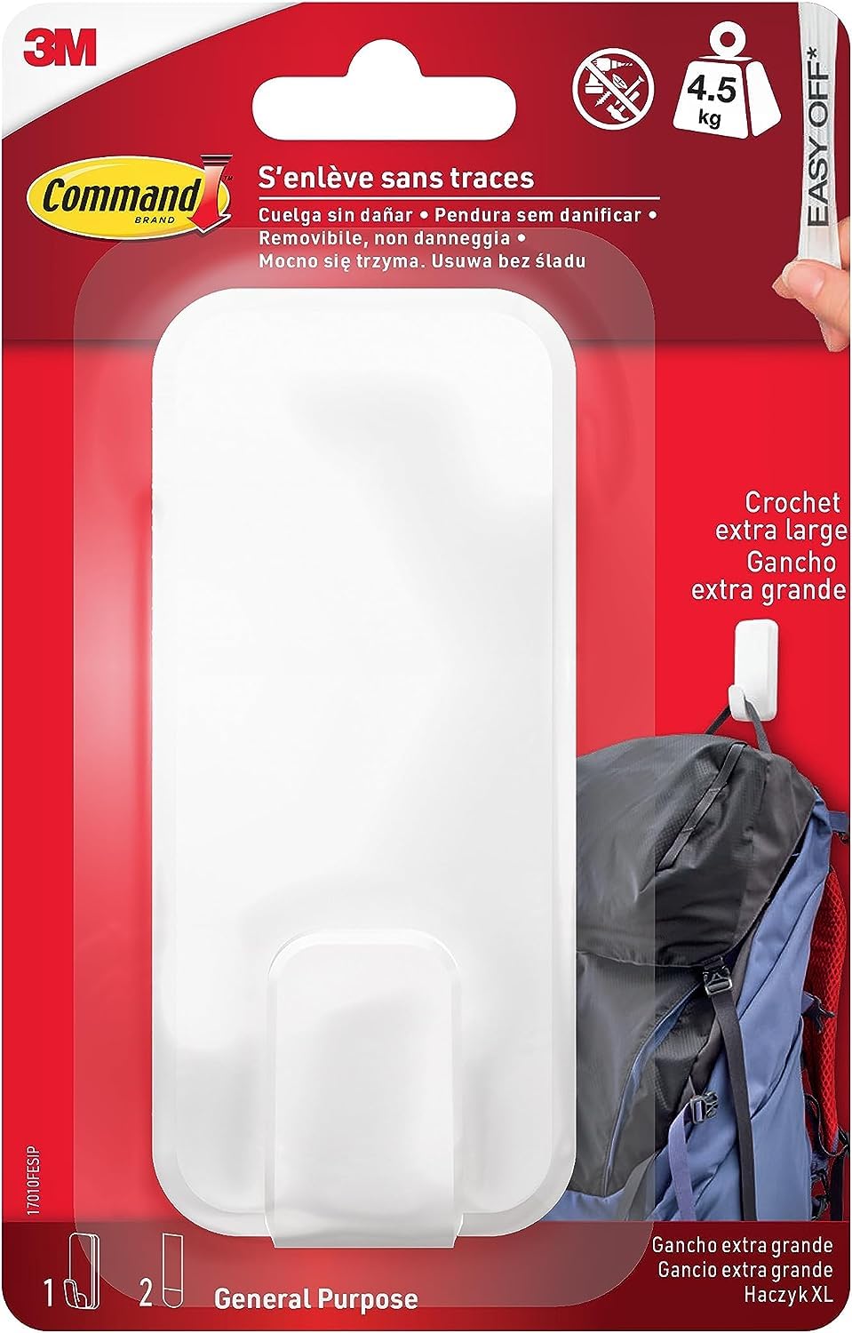 Command Gancio Multiuso XL bianco 4,5 kg