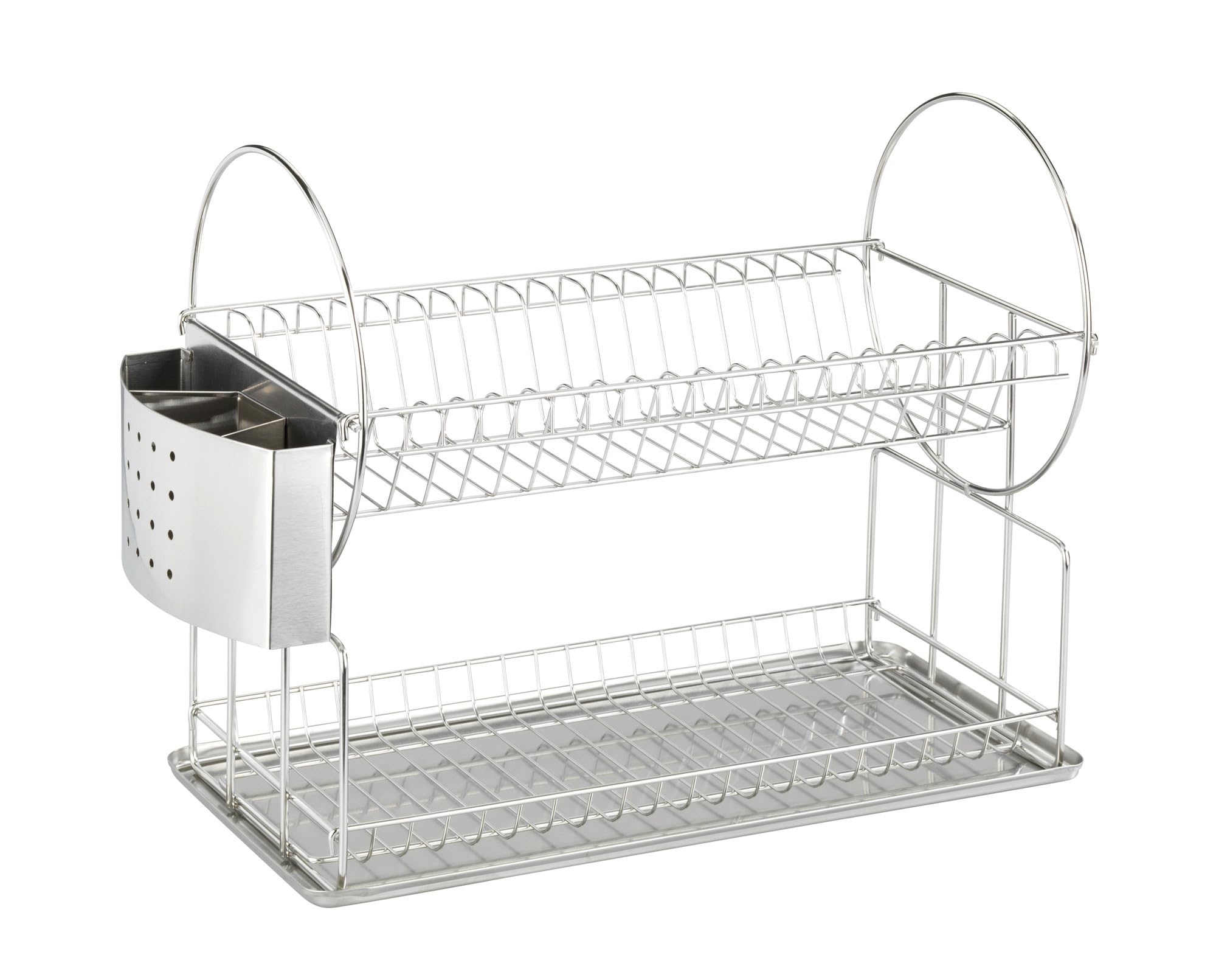 Wenko Exclusiv Duo 2329100 scolapiatti inox 49x33 cm