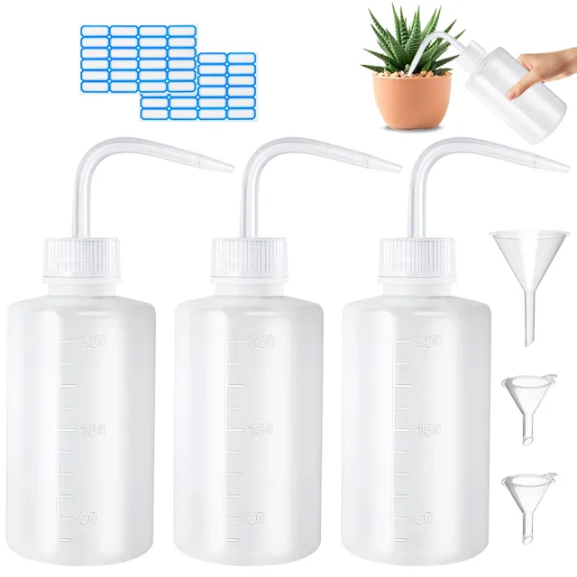 Quelcc Flaconi Spremere 250 ml 3 Pezzi con Imbuti