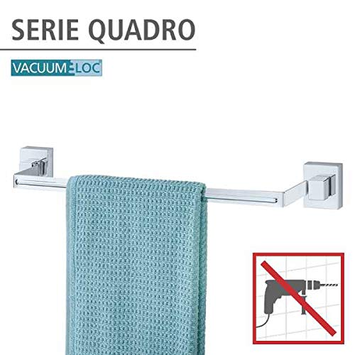 Wenko Quadro 22684100 portasciugamani inox 60,5 cm