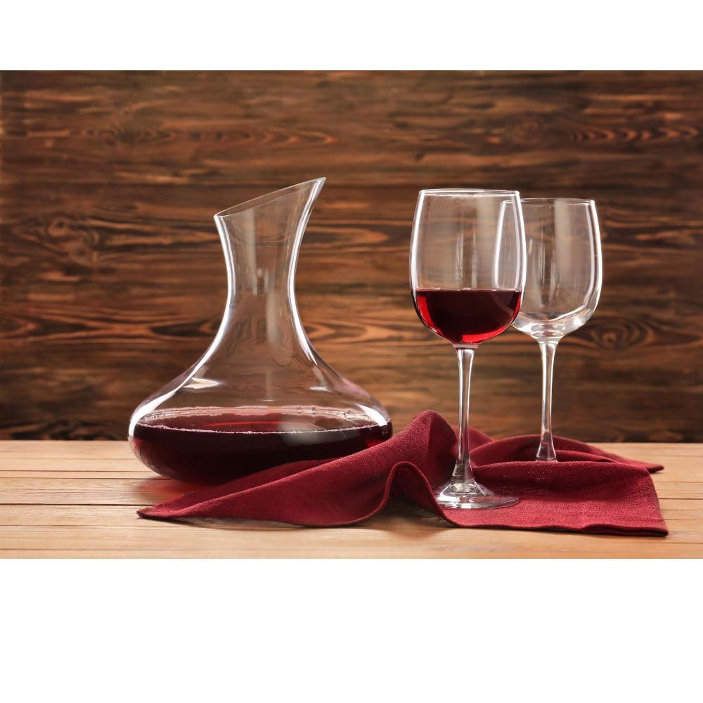 Cecaro Group Set decanter 1,7 L + 6 calici 315 ml vetro 7pz