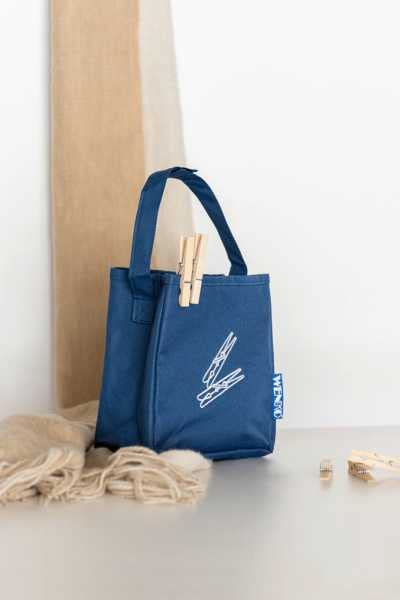 Wenko Cestino per Mollette Blu in Poliestere