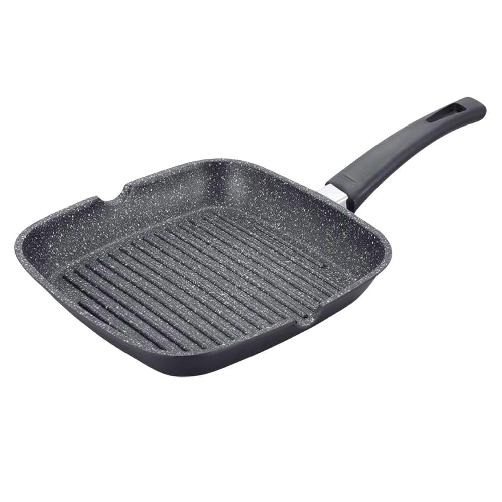 Cecaro Group Bistecchiera Grill 24x24 cm Antiaderente Induzione