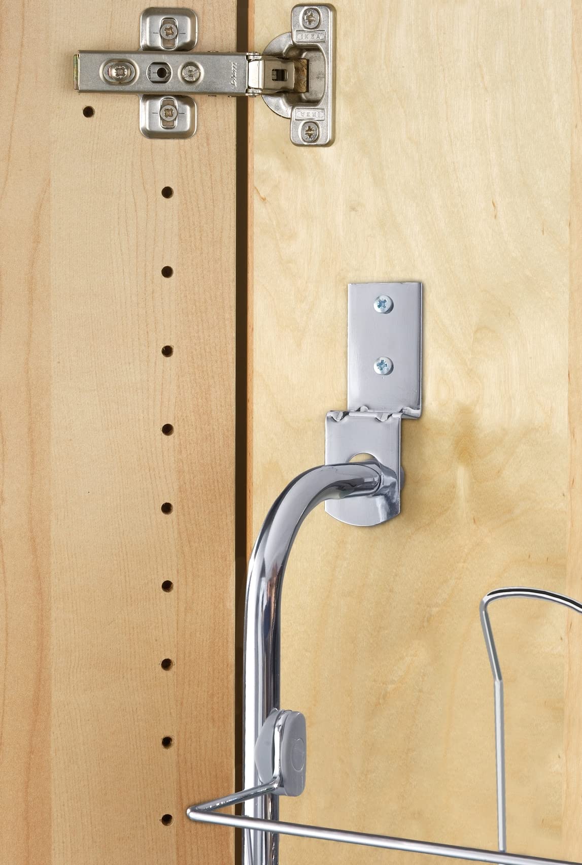 Wenko 4340030100 scarpiera da porta 18 paia argento