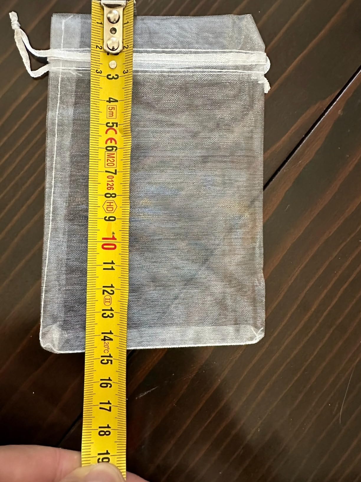 Quelcc sacchetti organza bianchi 7x9 cm 100 pz
