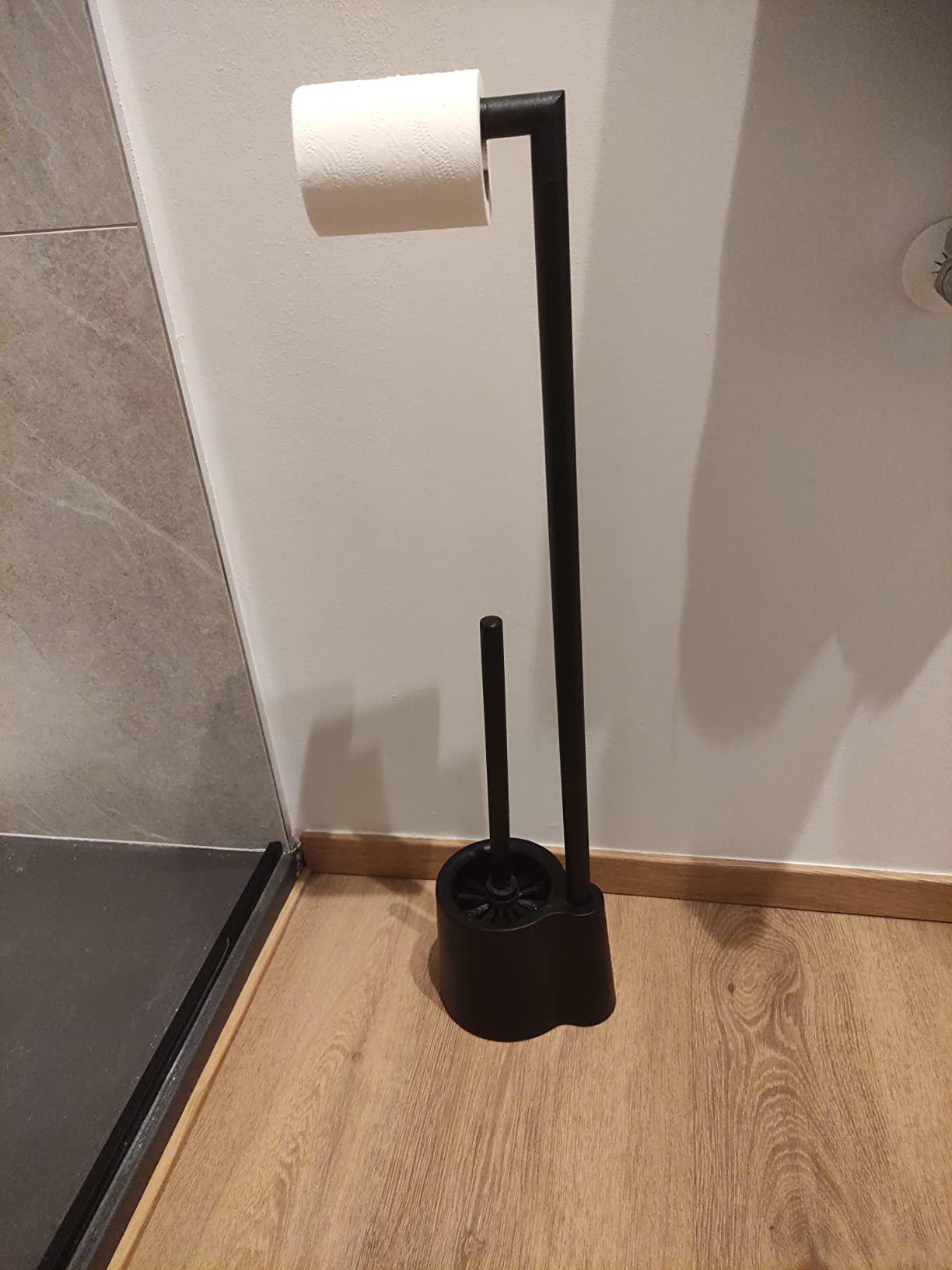 Wenko Avola piantana WC portarotolo e scopino bianco