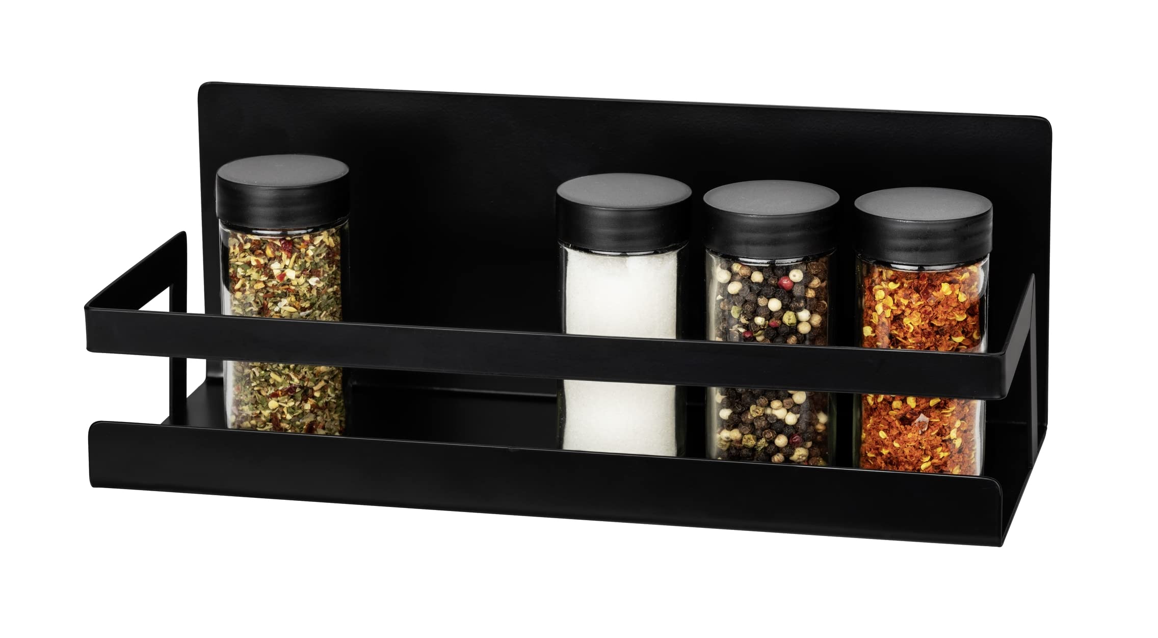 Wenko Ima Black Outdoor Kitchen portaspezie magnetico nero 30 cm