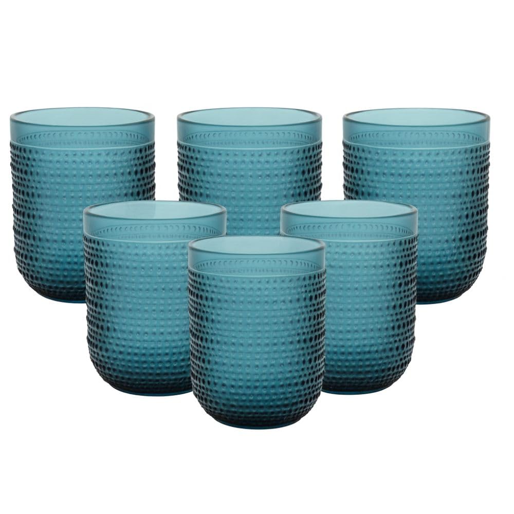 Cecaro Group Set 6 Bicchieri Vetro Colorato 260 ml Grigio Fumé