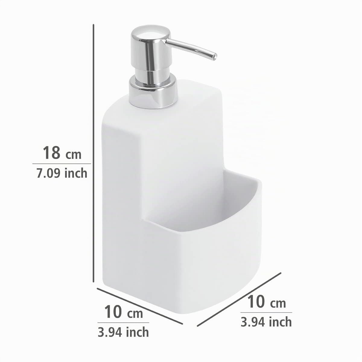 Wenko True Colours Festival Dispenser Bianco 380 ml Ceramica