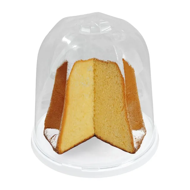 Cecaro Group Porta Panettone Contenitore Plastica 27 cm Trasparente