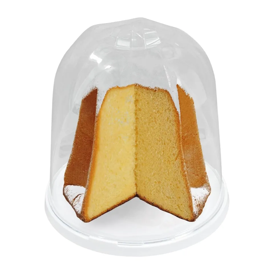 Cecaro Group Porta Panettone Contenitore Plastica 27 cm Trasparente