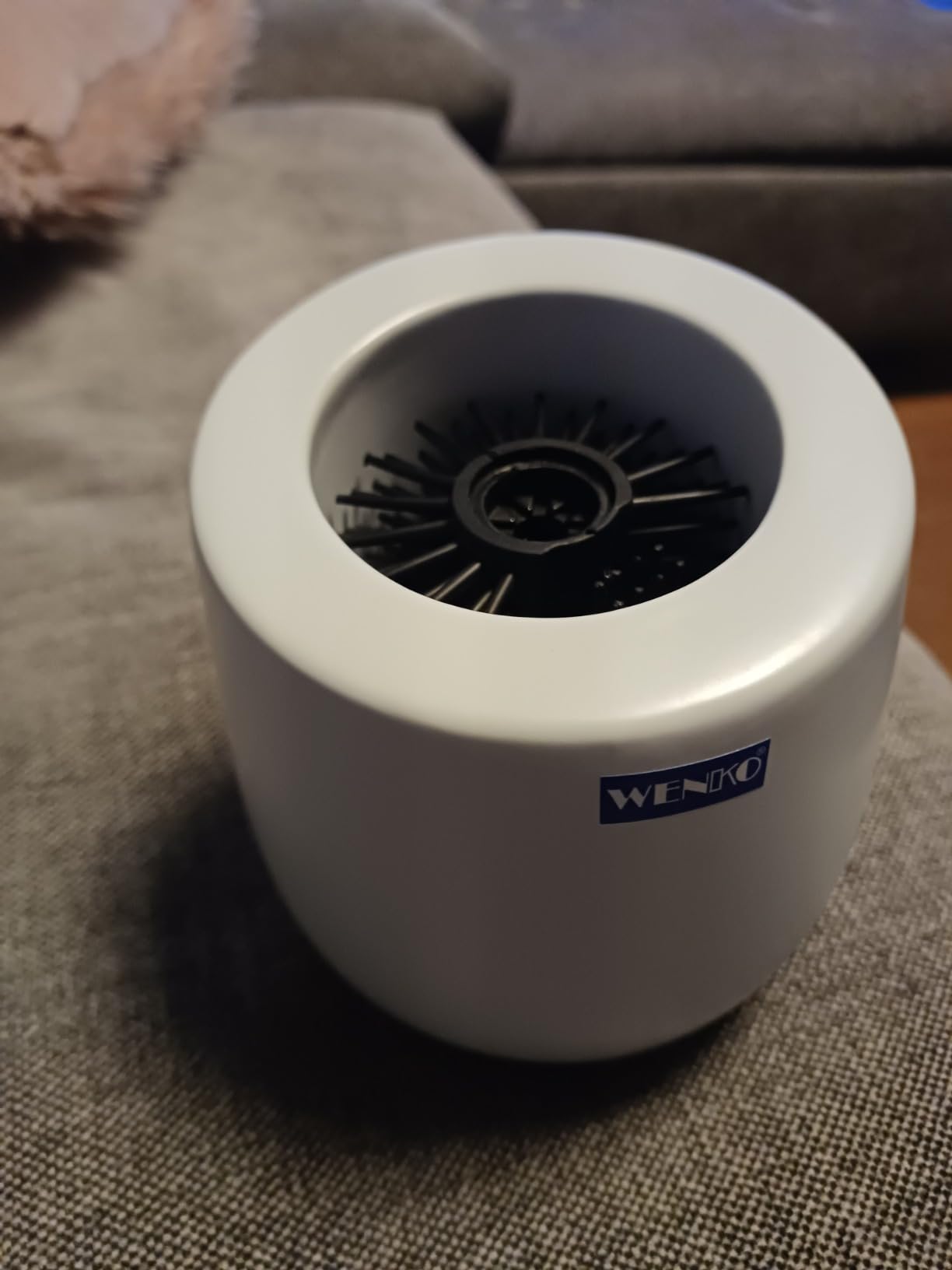 Wenko Badi scopino WC bianco ceramica silicone