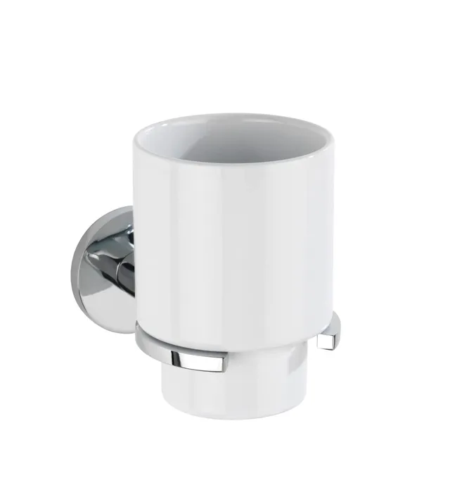 Wenko Isera 25048100 portaspazzolino ceramica senza forare