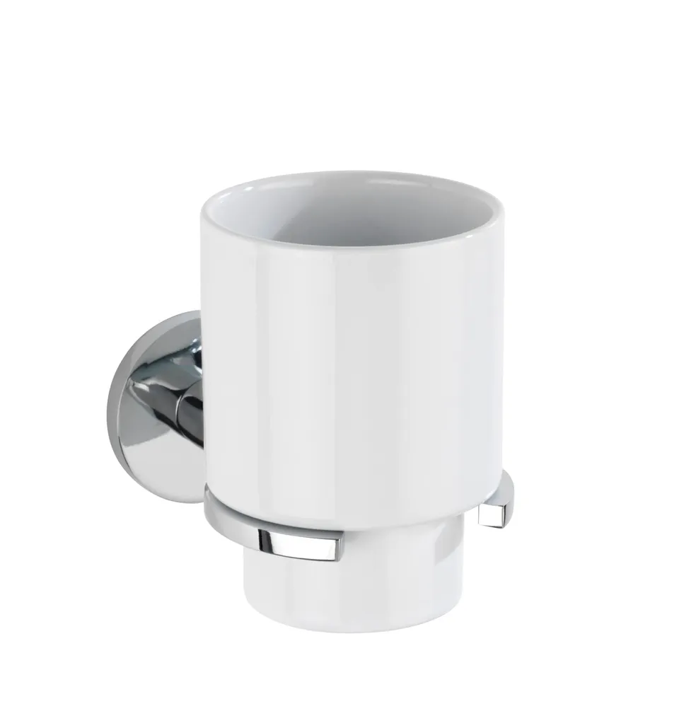 Wenko Isera 25048100 portaspazzolino ceramica senza forare