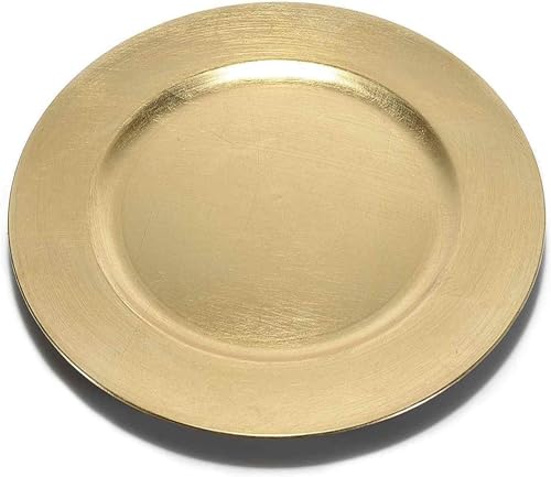 Cecaro Group Sottopiatti oro champagne 33cm 12 pezzi