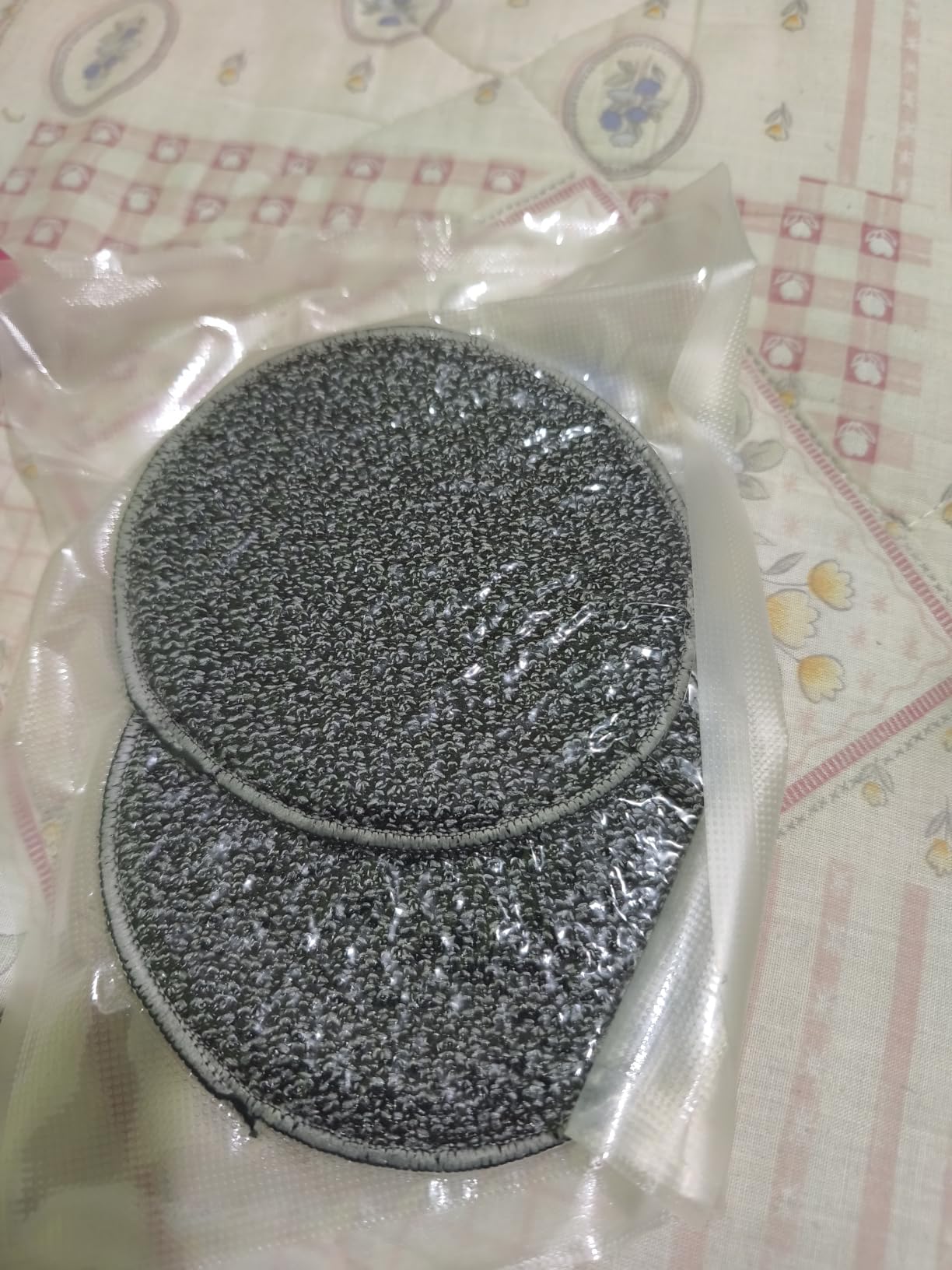Quelcc Spugna Doccia Esfoliante Corpo 2 Pezzi 12,5 cm